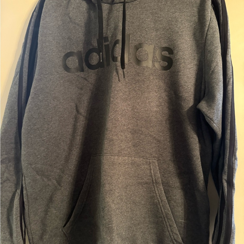 Adidas Men's Charcoal Hoodie